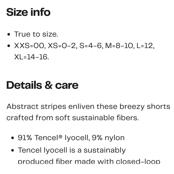 Vince High Waist Blue and White Striped Shorts